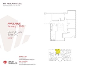 210 Ashville Ave, Cary, NC à louer Plan d’étage– Image 1 sur 1