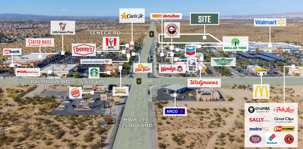 SWC of US-395 & Seneca Road, Victorville, CA à louer - Photo principale – Image 1 sur 1