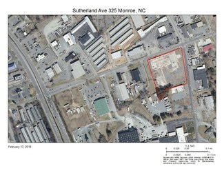 Plus de détails pour 325 Sutherland Ave, Monroe, NC - Terrain à louer