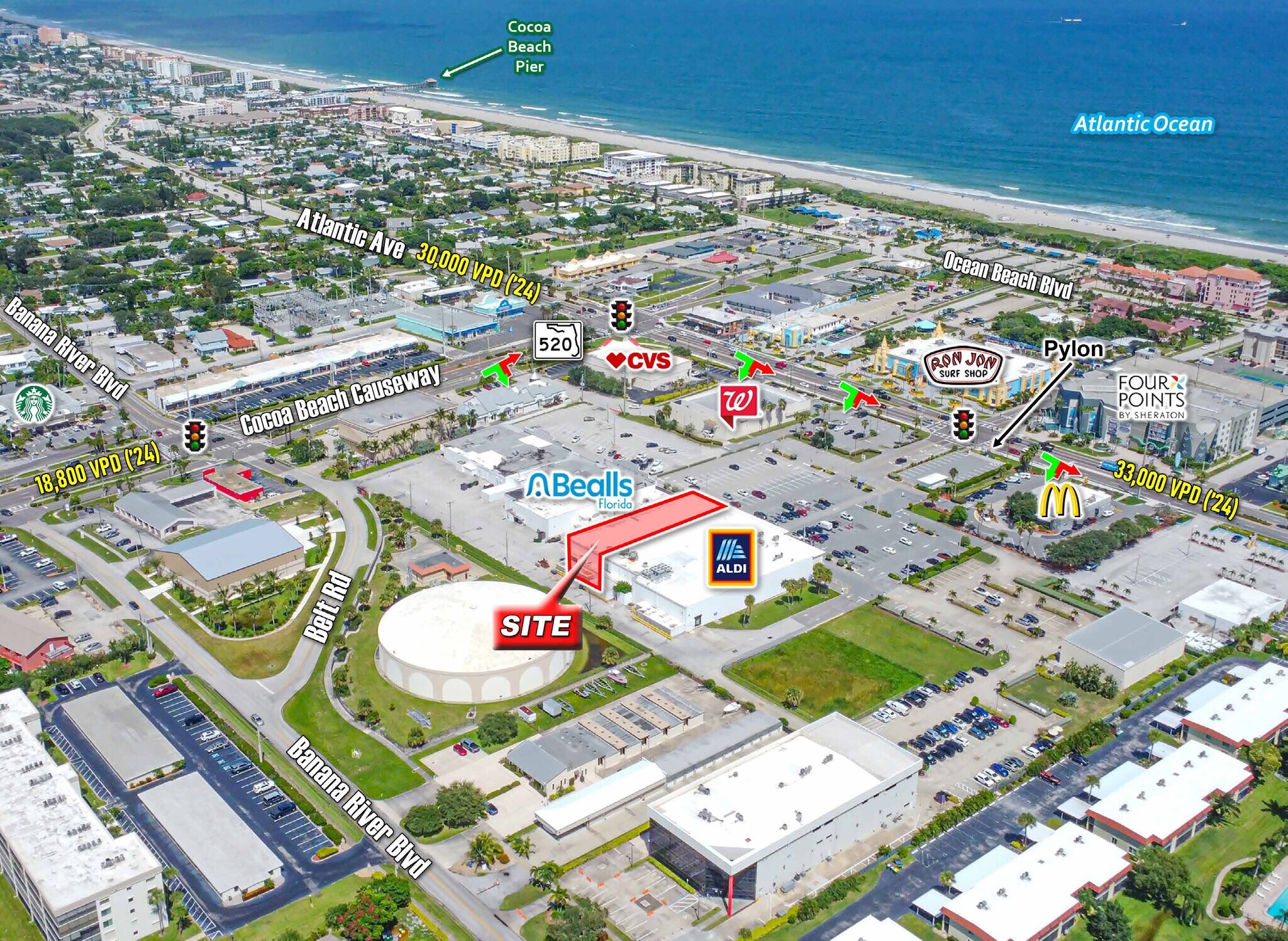 100 Canaveral Plaza Blvd, Cocoa Beach, FL à louer Photo principale– Image 1 sur 4