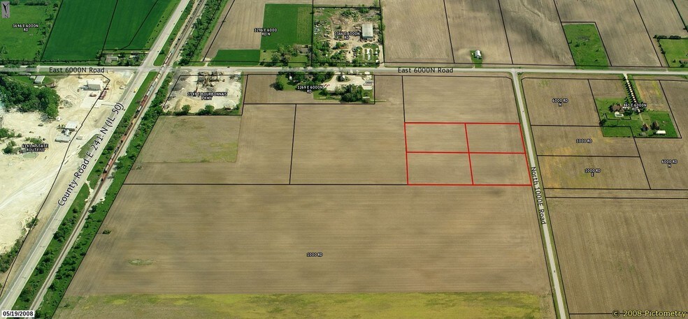 1000 Rd E, Bourbonnais, IL à vendre - Aérien – Image 3 sur 4