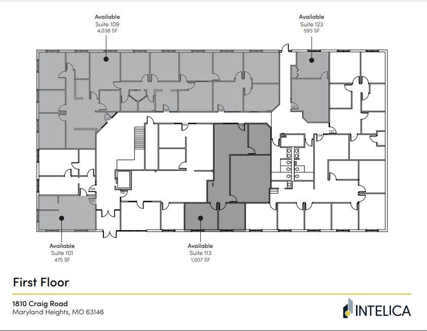 1810 Craig Rd, Saint Louis, MO à louer Plan d’étage– Image 1 sur 1