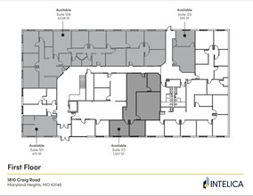 1810 Craig Rd, Saint Louis, MO à louer Plan d’étage– Image 1 sur 1