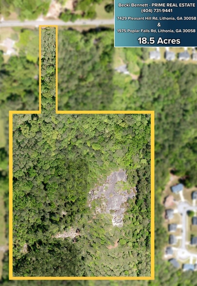 7429 Pleasant Hill and 1975 Poplar Falls Road Rd, Lithonia, GA à vendre - Aérien – Image 1 sur 26