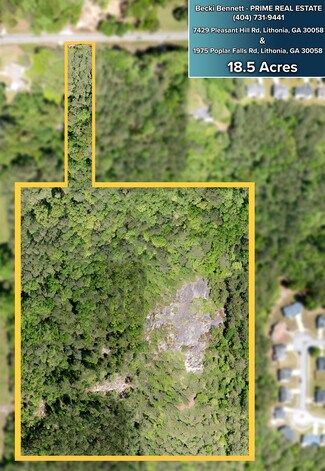 Plus de détails pour 7429 Pleasant Hill and 1975 Poplar Falls Road Rd, Lithonia, GA - Terrain à vendre