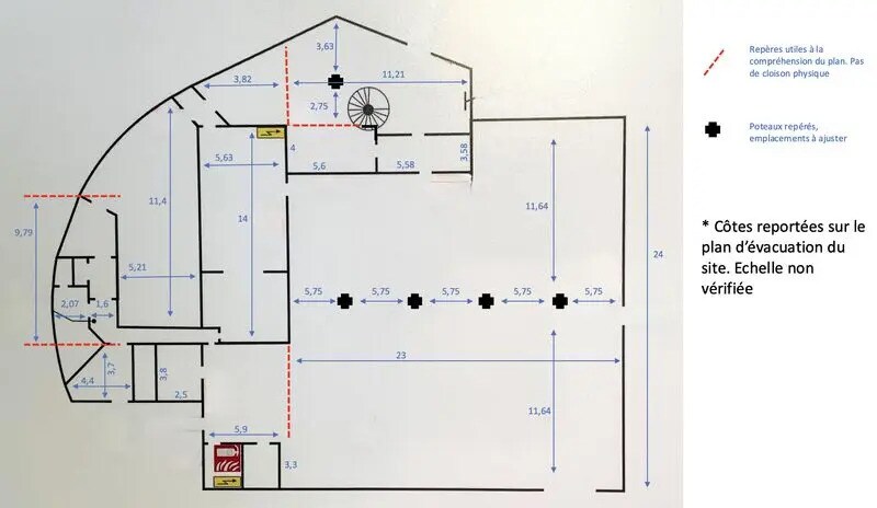 Local d'activités dans Martin-Église à vendre Plan d’étage– Image 1 sur 15
