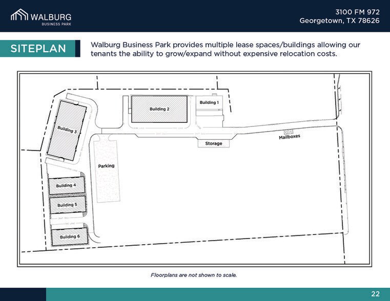 3100 FM 972, Georgetown, TX à louer - Plan de site – Image 2 sur 32