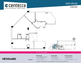 1873 S Bellaire St, Denver, CO à louer Plan d’étage– Image 2 sur 2