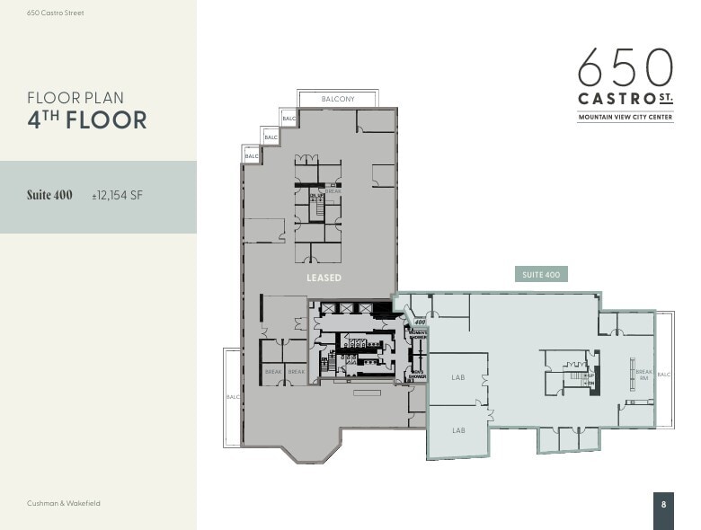 650 Castro St, Mountain View, CA à louer Plan d’étage– Image 1 sur 1