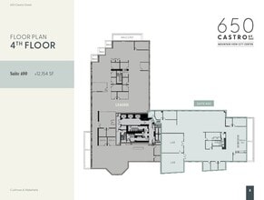 650 Castro St, Mountain View, CA à louer Plan d’étage– Image 1 sur 1