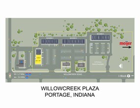 3283-3369 Willowcreek Rd, Portage, IN à louer Plan de site– Image 1 sur 2