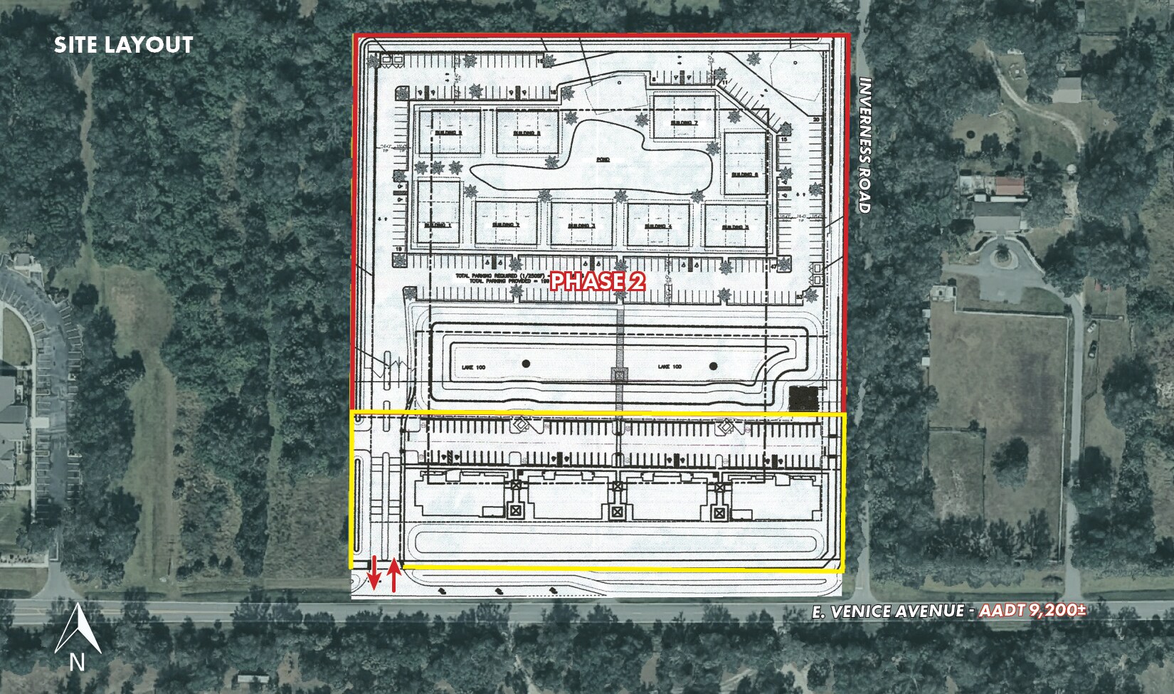 3076 E. Venice Avenue, Venice, FL à louer Plan de site– Image 1 sur 2