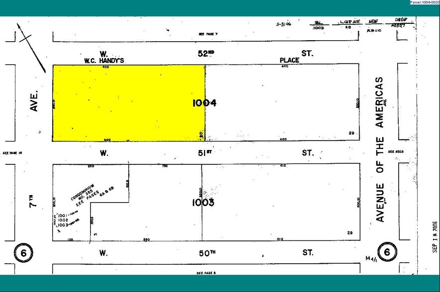 787 Seventh Ave, New York, NY à louer - Plan cadastral – Image 2 sur 10