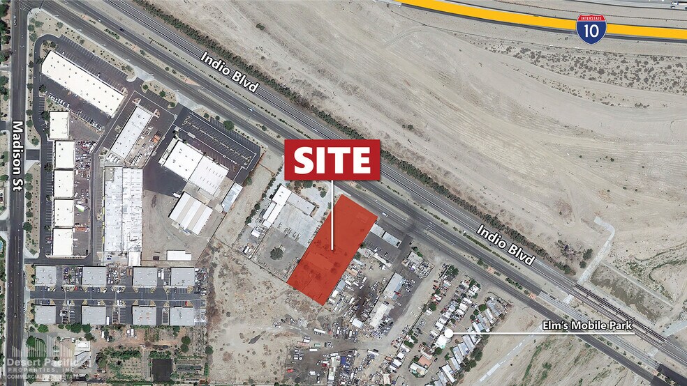 81225 Indio Blvd, Indio, CA à vendre - Aérien – Image 2 sur 3