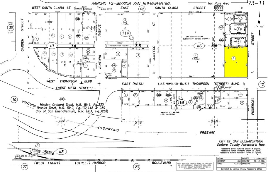 199 Figueroa St, Ventura, CA à louer - Plan cadastral – Image 3 sur 3