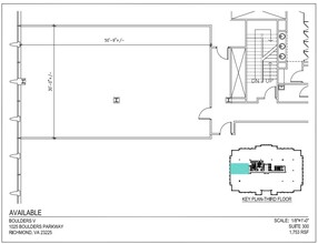 7501 Boulder View Dr, North Chesterfield, VA à louer Plan d’étage– Image 1 sur 1