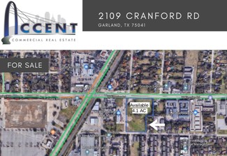 Plus de détails pour 2109 Cranford Rd, Garland, TX - Terrain à vendre