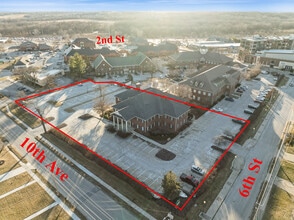 520 10th Ave, Coralville, IA - VUE AÉRIENNE vue de carte