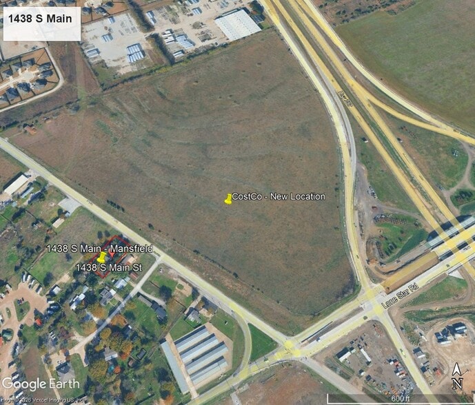 1438 S Main St, Mansfield, TX à vendre - Aérien – Image 2 sur 11
