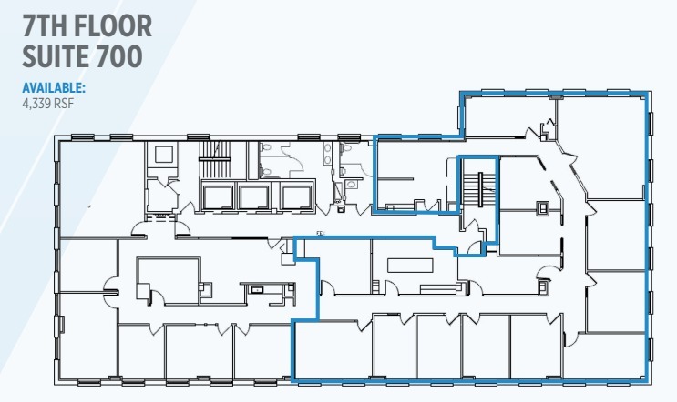 122 W Washington Ave, Madison, WI à louer Plan d’étage– Image 1 sur 1