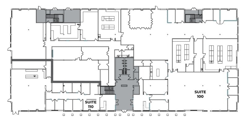 4790 Eastgate Mall, San Diego, CA à louer Plan d’étage– Image 1 sur 1