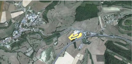 Mesmont - VUE AÉRIENNE vue de carte