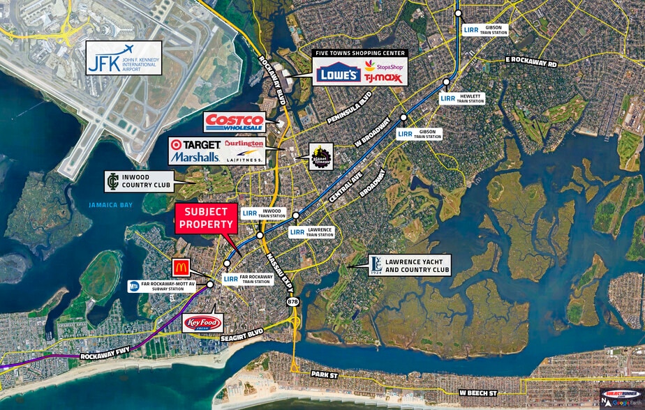 12-60 Central Avenue, Far Rockaway, NY à vendre - Aérien – Image 3 sur 5