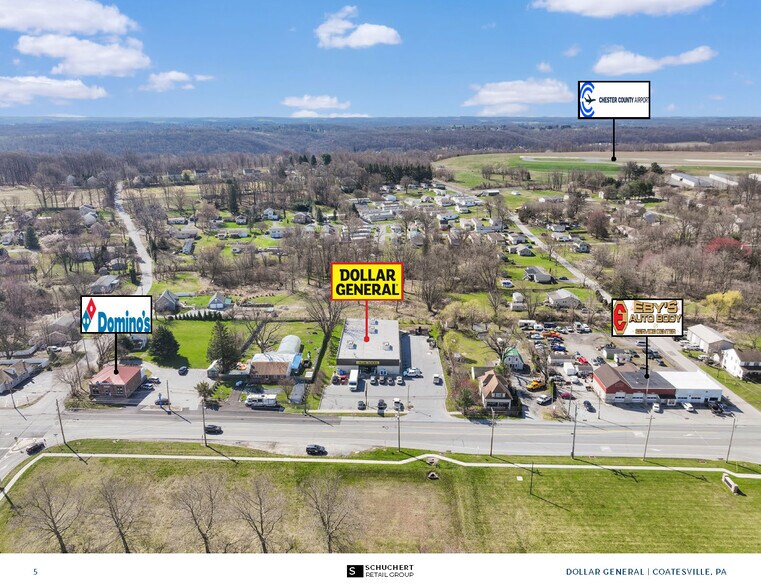 1106 W Lincoln Hwy, Coatesville, PA à vendre - Aérien – Image 3 sur 7
