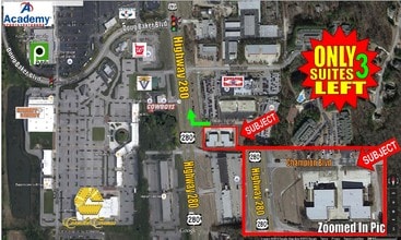 5501 Highway 280, Birmingham, AL - VUE AÉRIENNE  vue de carte