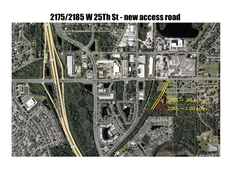 2175-2185 W 25th St, Sanford, FL à vendre - Aérien – Image 3 sur 14