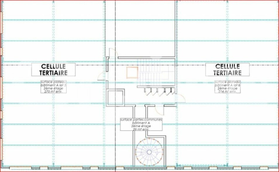 Bureau dans Villefranche-sur-Saône à vendre - Plan d’étage – Image 2 sur 4