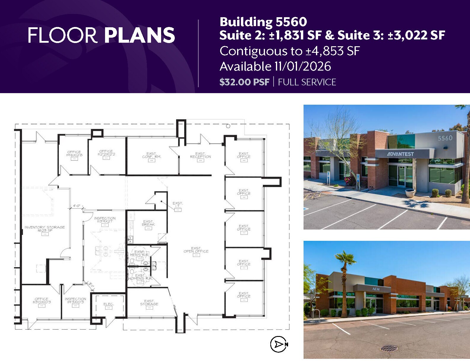 5500 W Chandler Blvd, Chandler, AZ à louer Plan d’étage– Image 1 sur 1