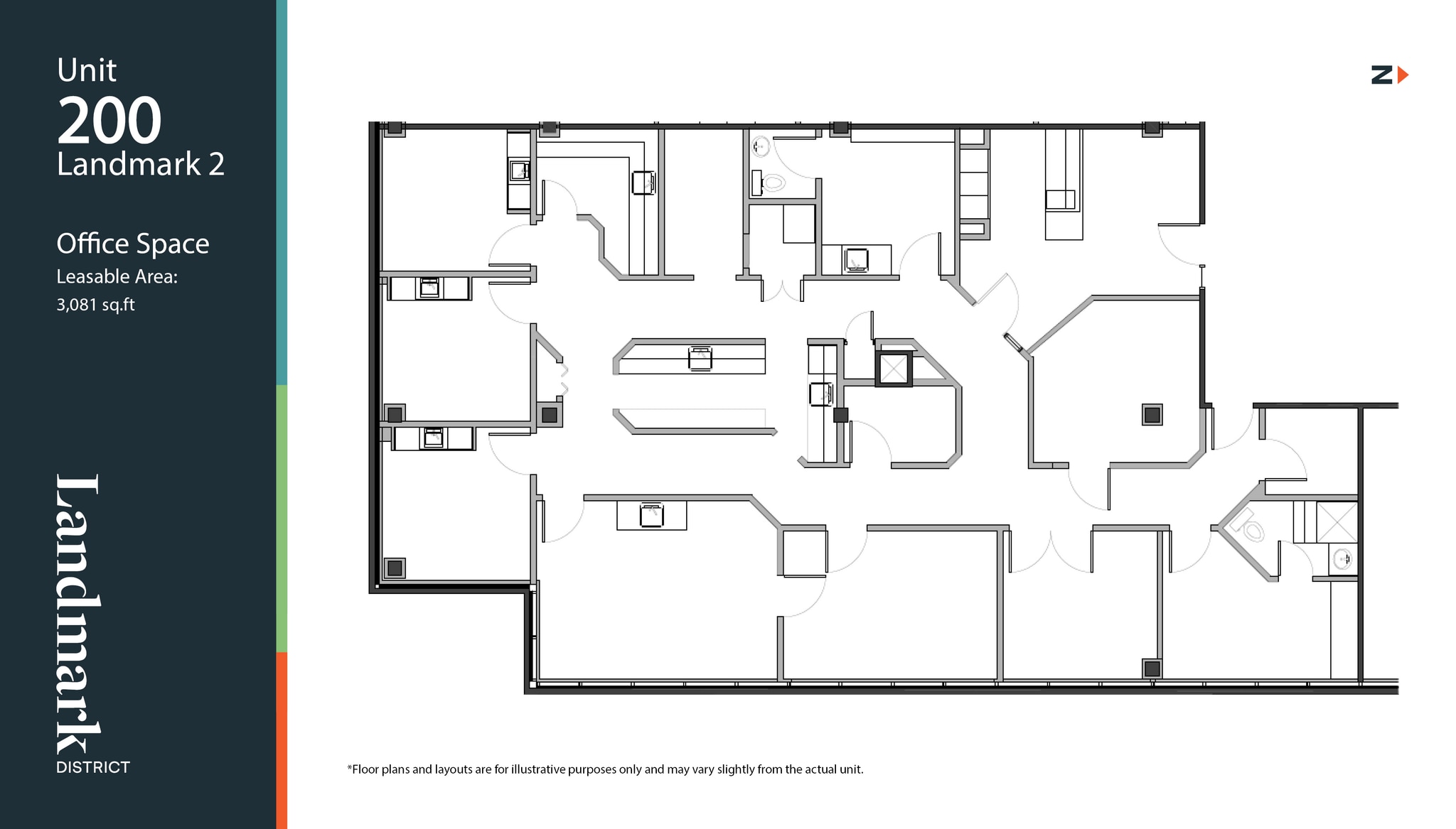 1700 Dickson Av, Kelowna, BC à louer Plan d’étage– Image 1 sur 9