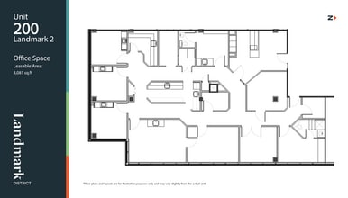 1700 Dickson Av, Kelowna, BC à louer Plan d’étage– Image 1 sur 9