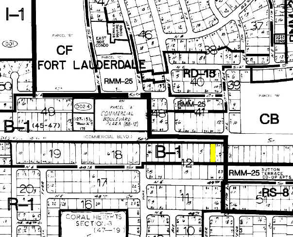 1730 E Commercial Blvd, Fort Lauderdale, FL à louer - Plan cadastral – Image 2 sur 53