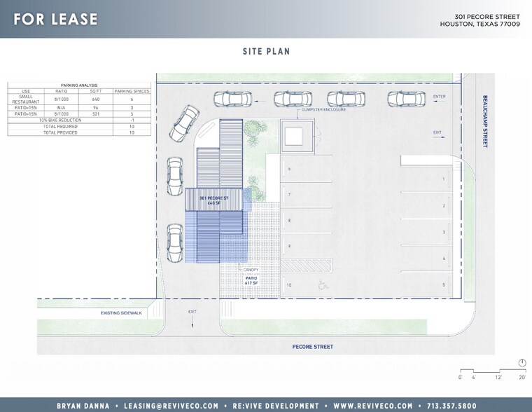 301 Pecore St, Houston, TX à louer - Plan de site – Image 2 sur 5