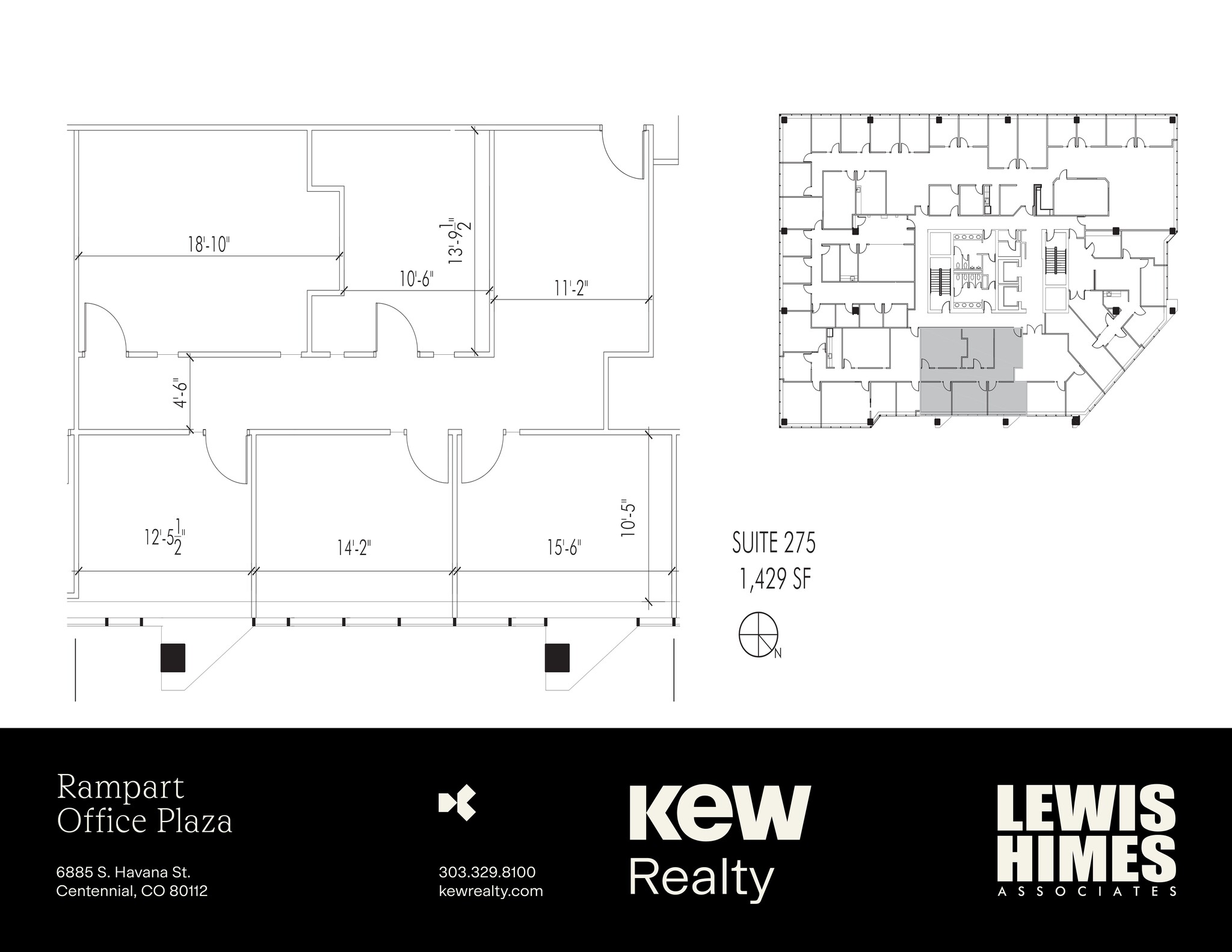 6855 S Havana St, Centennial, CO à louer Plan de site– Image 1 sur 1