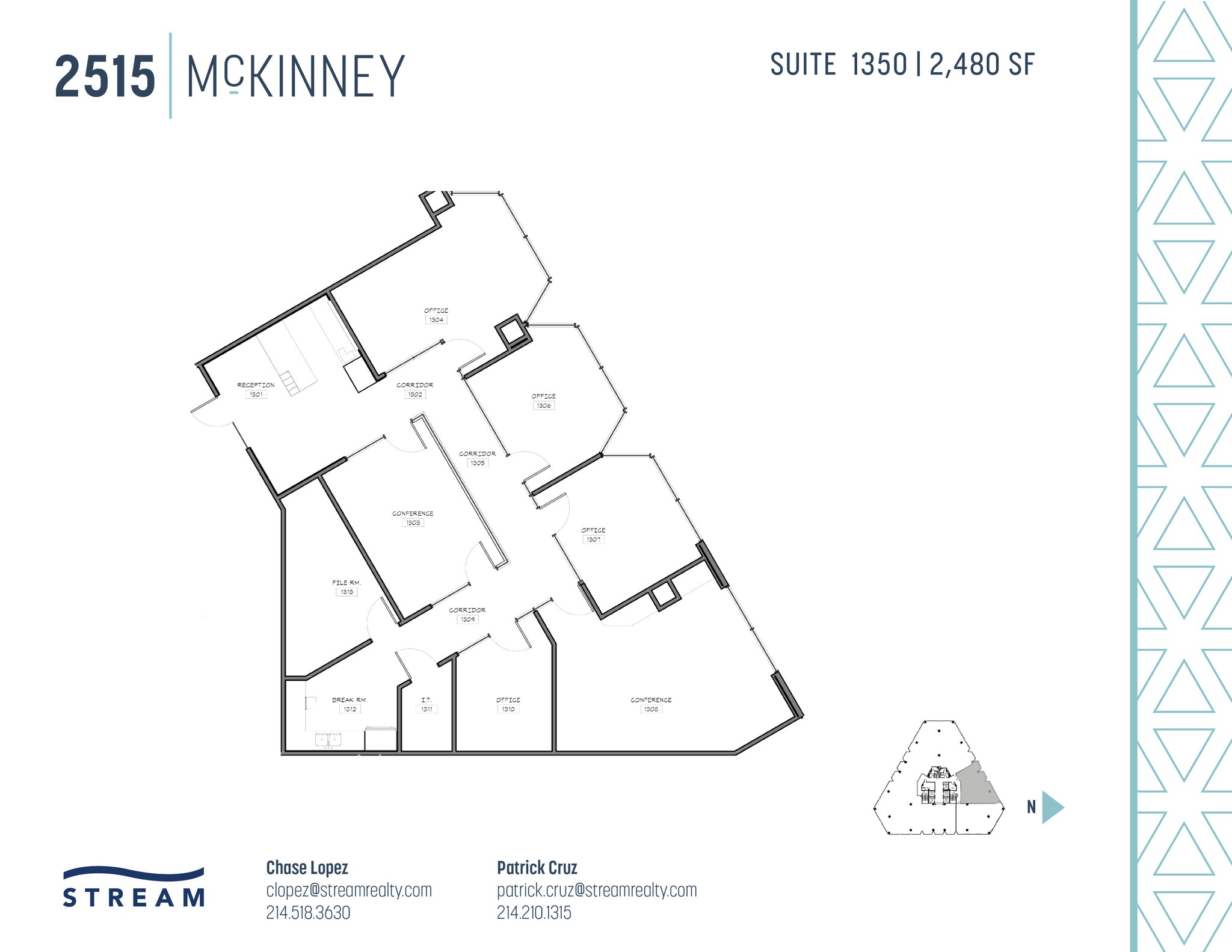 2515 McKinney Ave, Dallas, TX à louer Plan d’étage– Image 1 sur 1