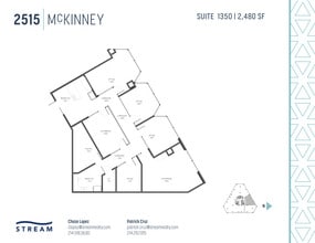 2515 McKinney Ave, Dallas, TX à louer Plan d’étage– Image 1 sur 1