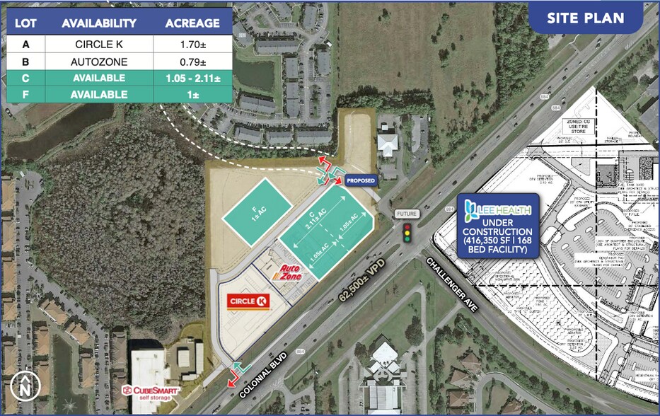 4011 Colonial Blvd, Fort Myers, FL à louer - Photo de l’immeuble – Image 1 sur 2