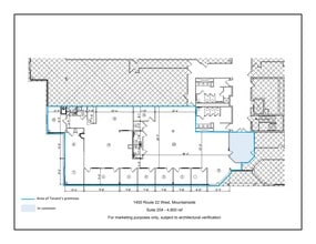 1450 Us Highway 22 W, Mountainside, NJ à louer Plan de site– Image 1 sur 1