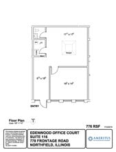 778 W Frontage Rd, Northfield, IL à louer Plan d’étage– Image 1 sur 1