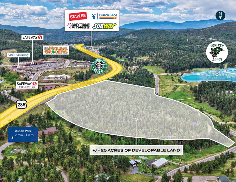 10250 S Highway 73, Conifer, CO à vendre - Photo de l’immeuble – Image 1 sur 11