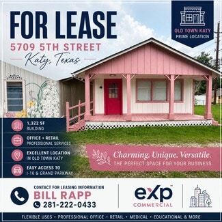 Plus de détails pour 5709B 5th st, Katy, TX - Bureau à louer