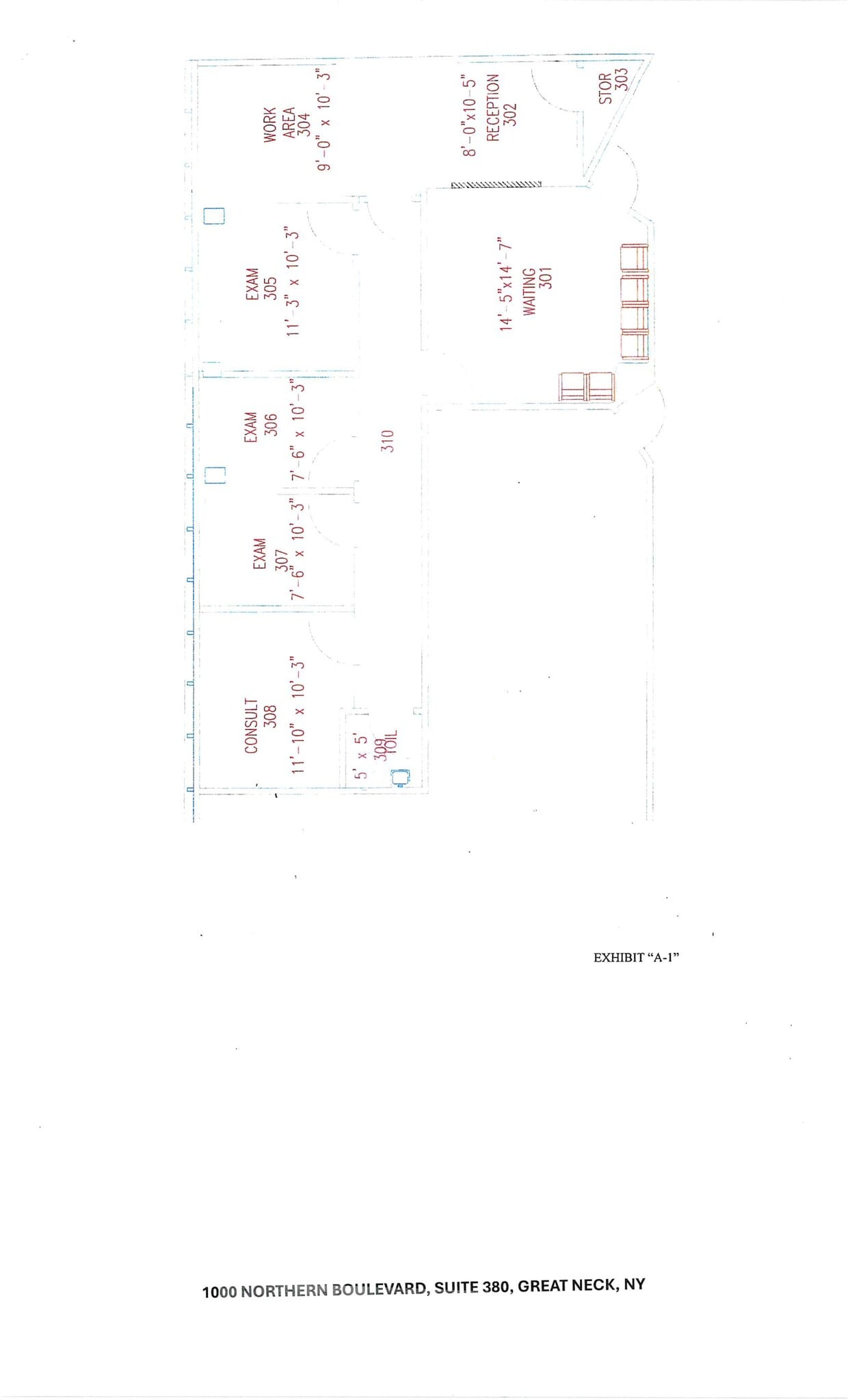 1000 Northern Blvd, Great Neck, NY à louer Plan de site– Image 1 sur 1