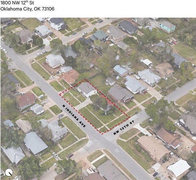 1800 NW 12th St, Oklahoma City, OK à vendre - Aérien – Image 1 sur 1
