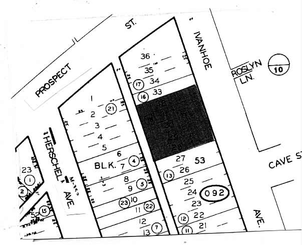 7946 Ivanhoe Ave, La Jolla, CA à louer - Plan cadastral – Image 2 sur 2