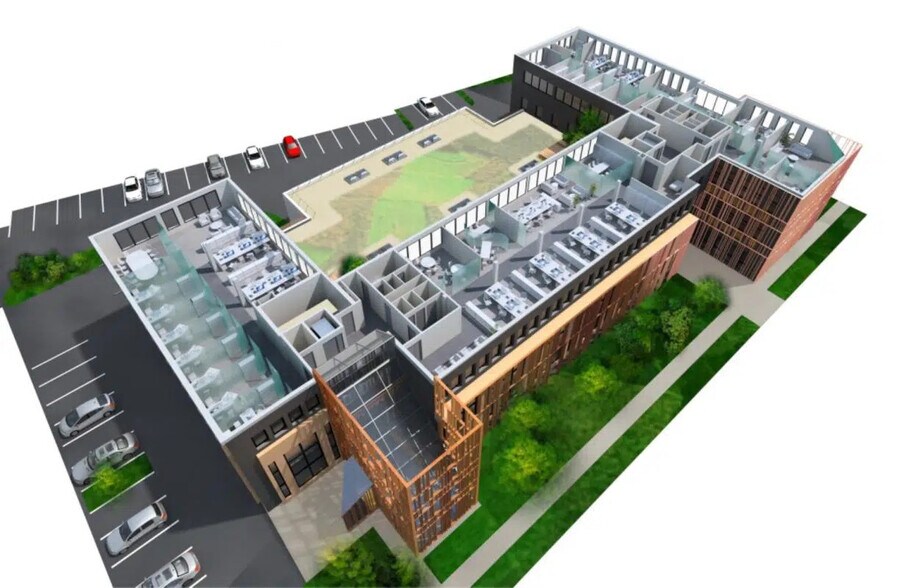 1 Place Des Hauts Tilliers, Gennevilliers à louer - Plan de site – Image 2 sur 4
