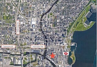 325 E Chicago St, Milwaukee, WI - Vue aérienne vue de carte