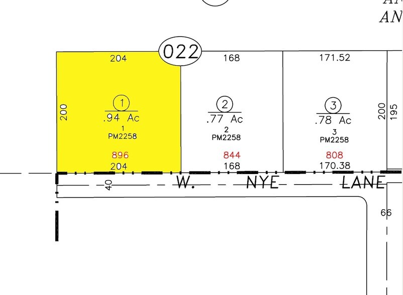 896 W Nye Ln, Carson City, NV à louer - Plan cadastral – Image 2 sur 4